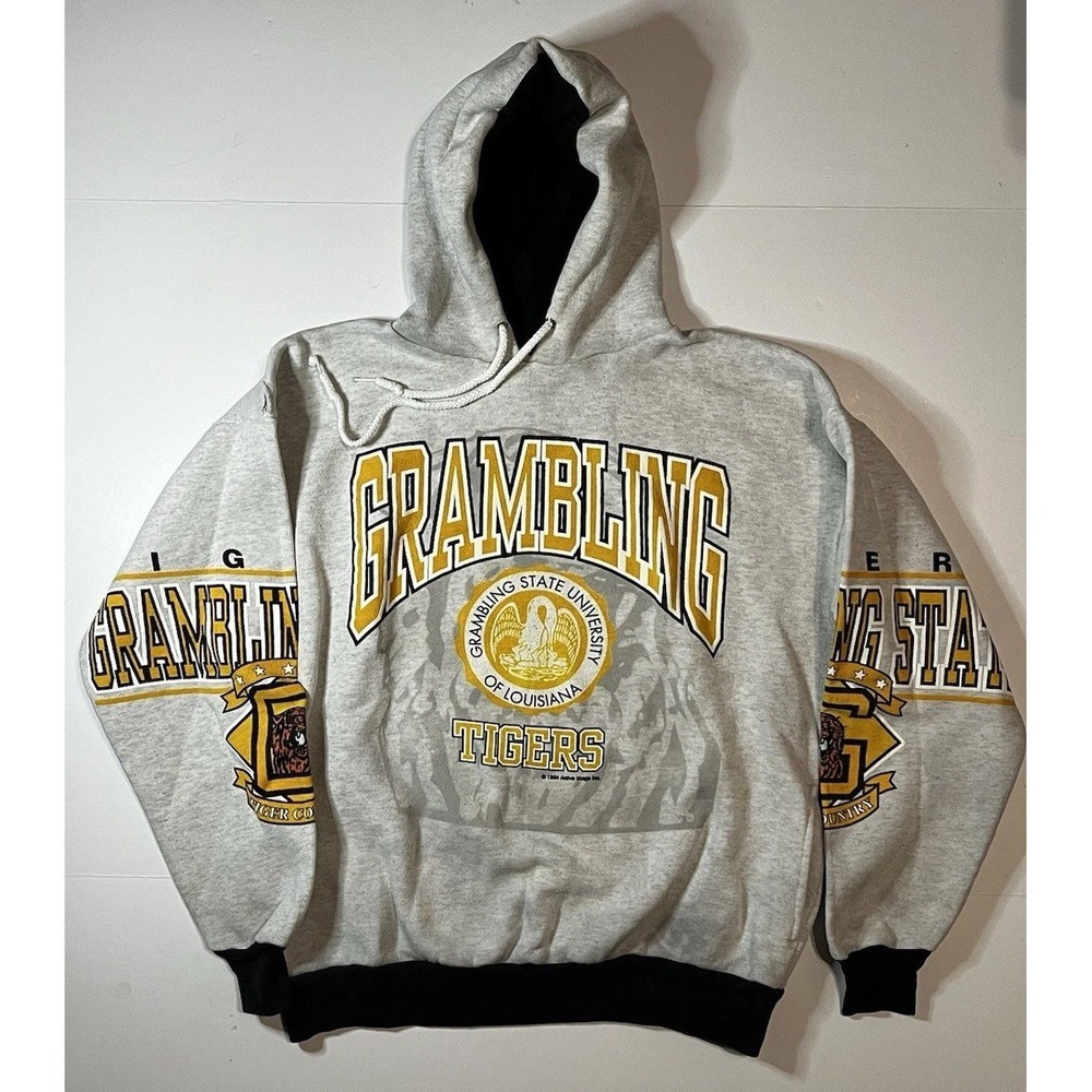 VTG 90s Grambling State AACA HBCU Hoodie USA Made Size Large Rare